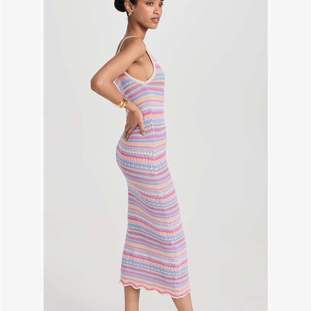 Z Supply Pastel Striped Midi Dress